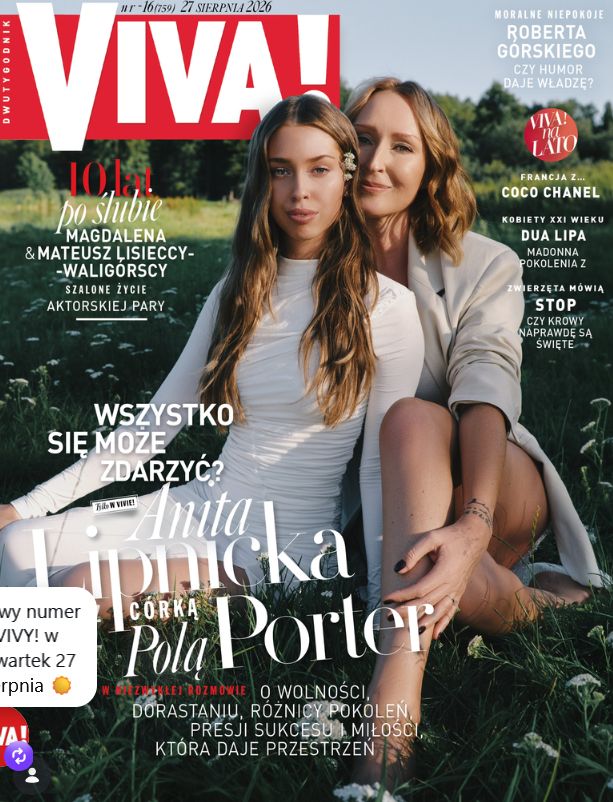 Anita Lipnicka z córką Polą