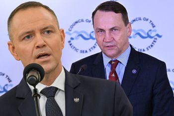 "Spekulacja na cenie złota". Sikorski o propozycji Nawrockiego