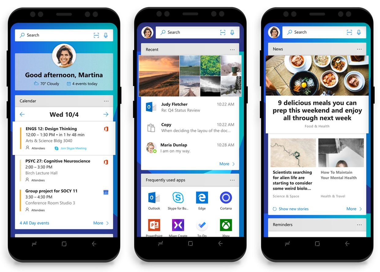 Microsoft Edge zmierza na Androida i iOS. Jest i "nowy" Microsoft Launcher 4
