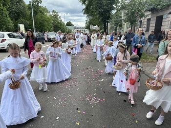 Boże Ciało. Wierni w uroczystych procesjach przeszli ulicami Suwałk