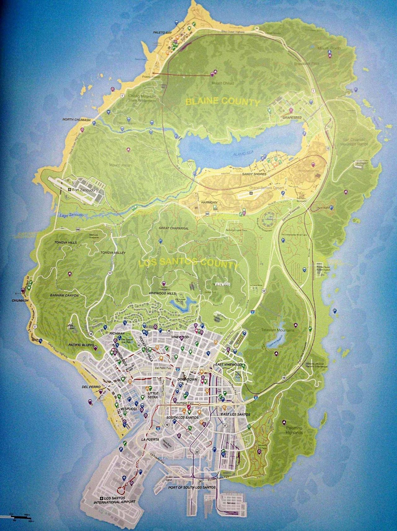 Do sieci wypłynęła mapa z Grand Theft Auto V