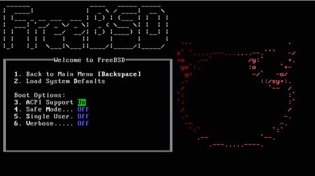 Rozsądny i przyjazny interfejs systemu rozruchowego FreeBSD