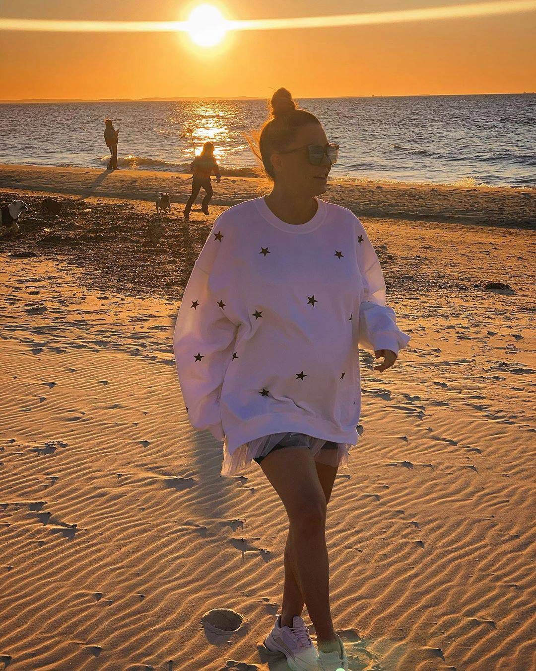 Małgorzata Rozenek na plaży