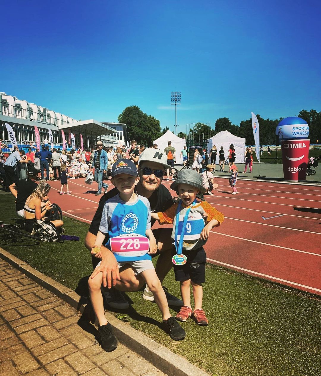 Paweł Korzeniowski z rodziną