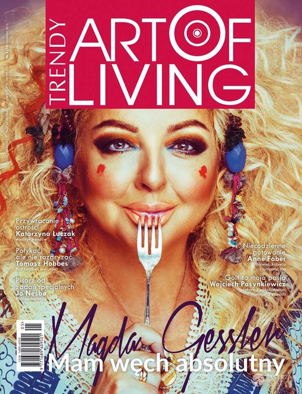 Magda Gessler na okładce "Trendy Art of Living"