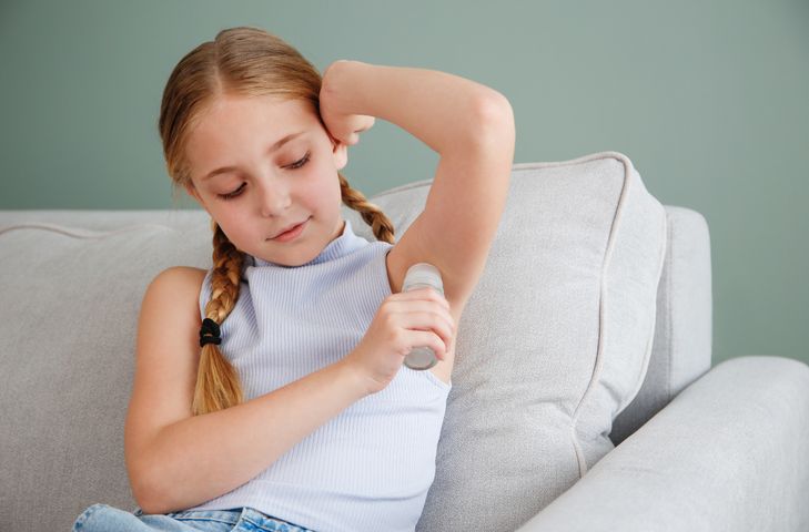 Dezodorant dla dzieci nie powinien zawierać drażniących i szkodliwych substancji.