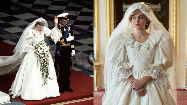 Netflix pokazał serialową księżną Dianę w ślubnej kreacji