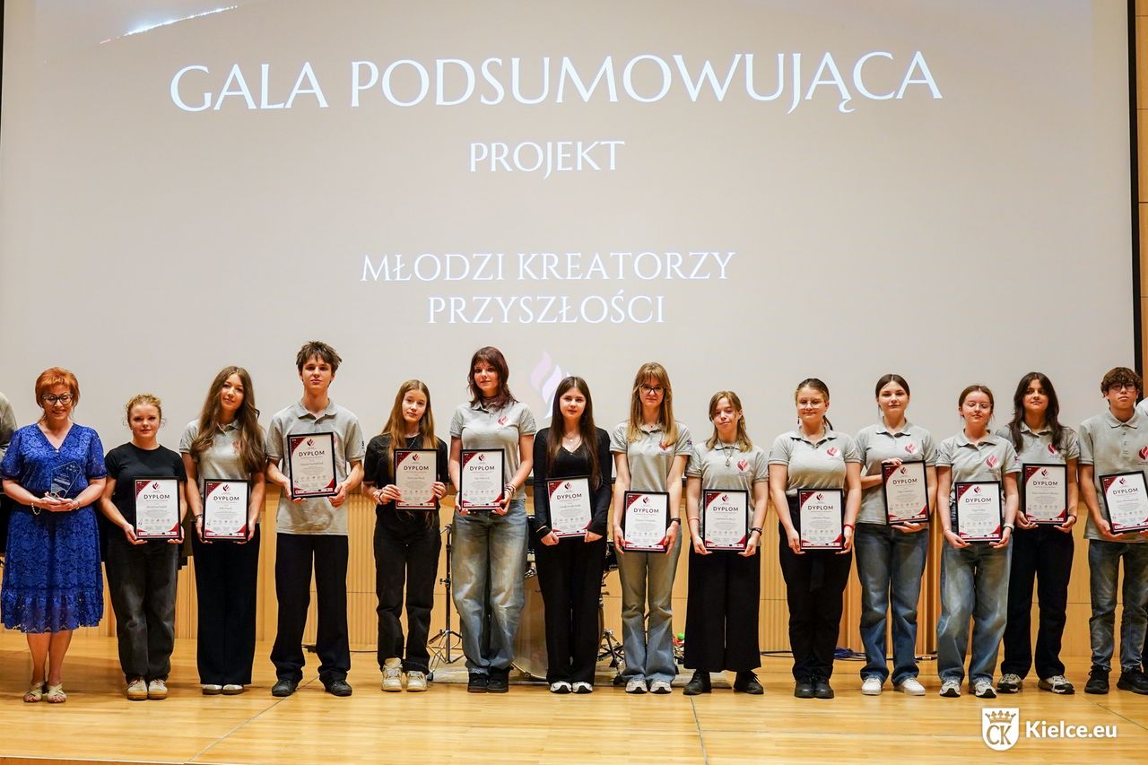 Kieleccy uczniowie w gronie "młodych kreatorów przyszłości". Pokazali projekty, które łączą pasję, naukę i społeczne zaangażowanie