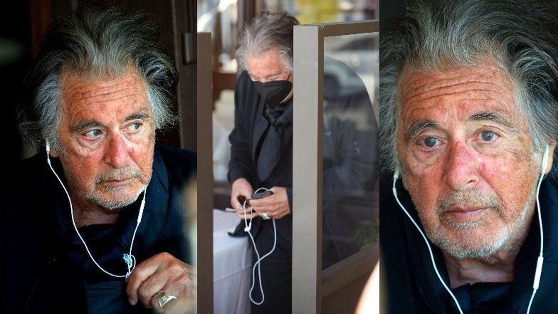 80-letni Al Pacino sączy kawę, smutno wpatrując się w przestrzeń. Poznajecie go jeszcze? (ZDJĘCIA)