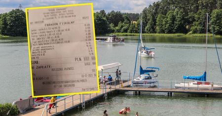 Obiad dla 2 osób. Czytelnik pokazał nam swój paragon z Mazur