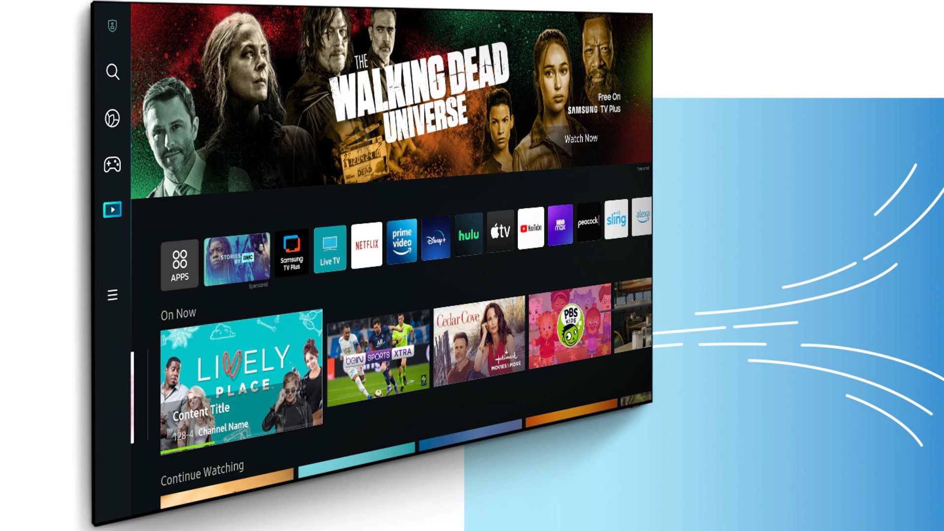 Samsung Smart TV interfejs