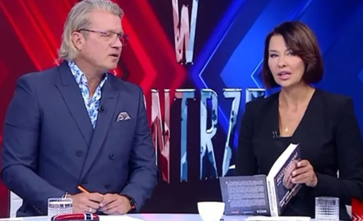 Jarosław Jakimowicz prowadził z Anną Popek program "W kontrze"