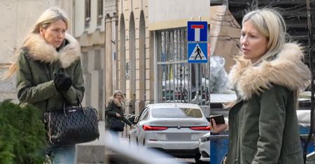 Pozbawiona makijażu Magdalena Ogórek parkuje NA ZAKAZIE wartą ćwierć miliona "białą strzałę" (ZDJĘCIA)