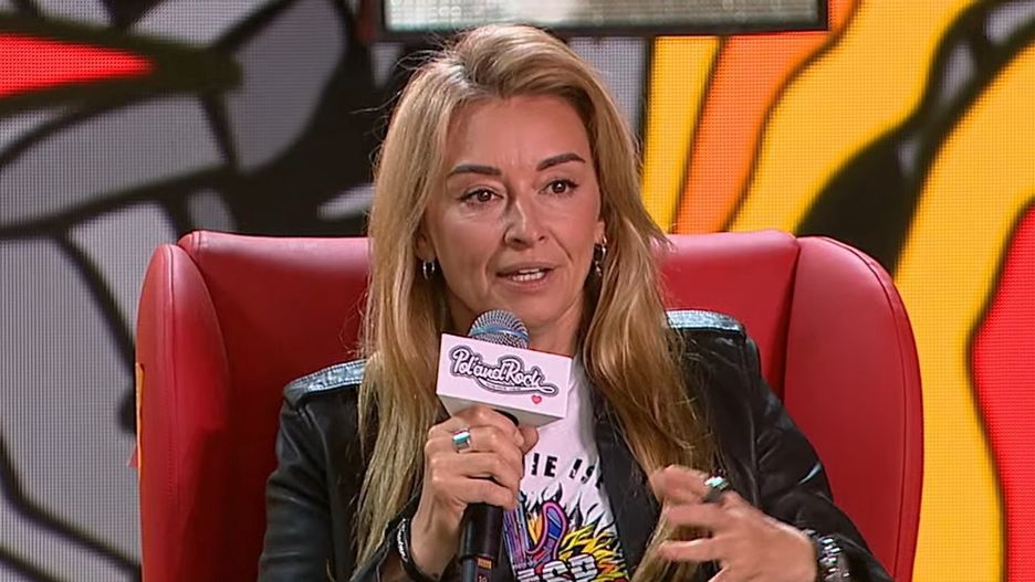 Martyna Wojciechowska na Pol'and'Rock Festival