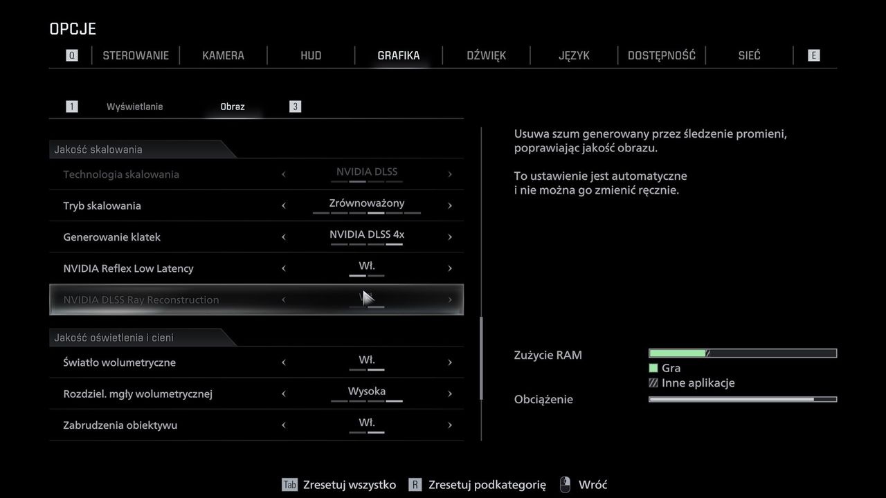 Resident Evil Requiem - ustawienia graficzne 3
