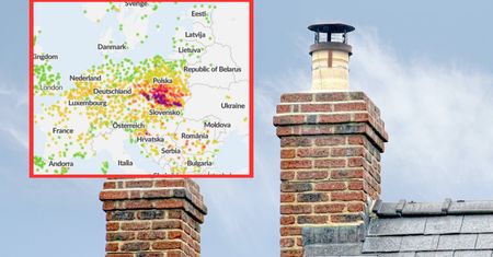 Smog 11 stycznia 2024. Polska ponownie "świeci się" na czerwono