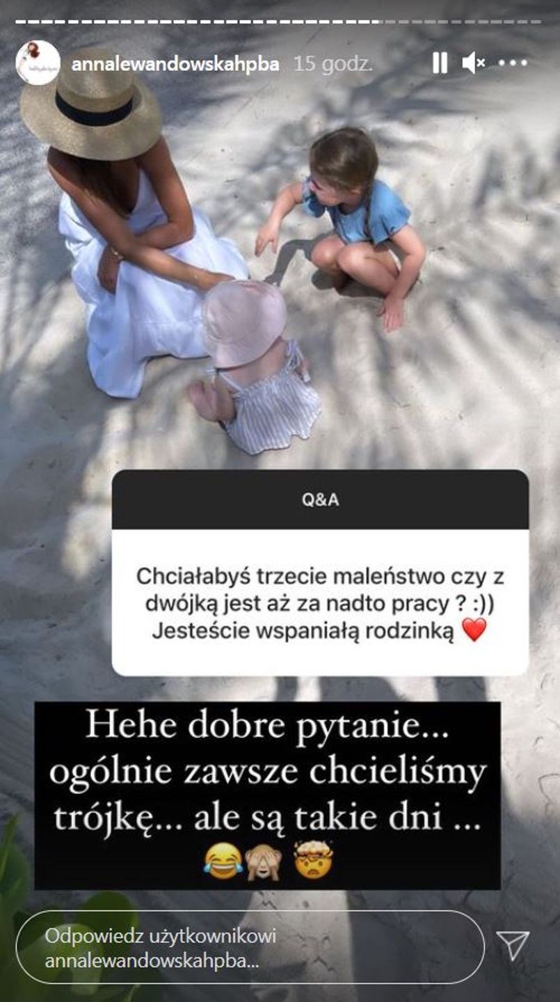 Anna Lewandowska odpowiadała na pytania fanów