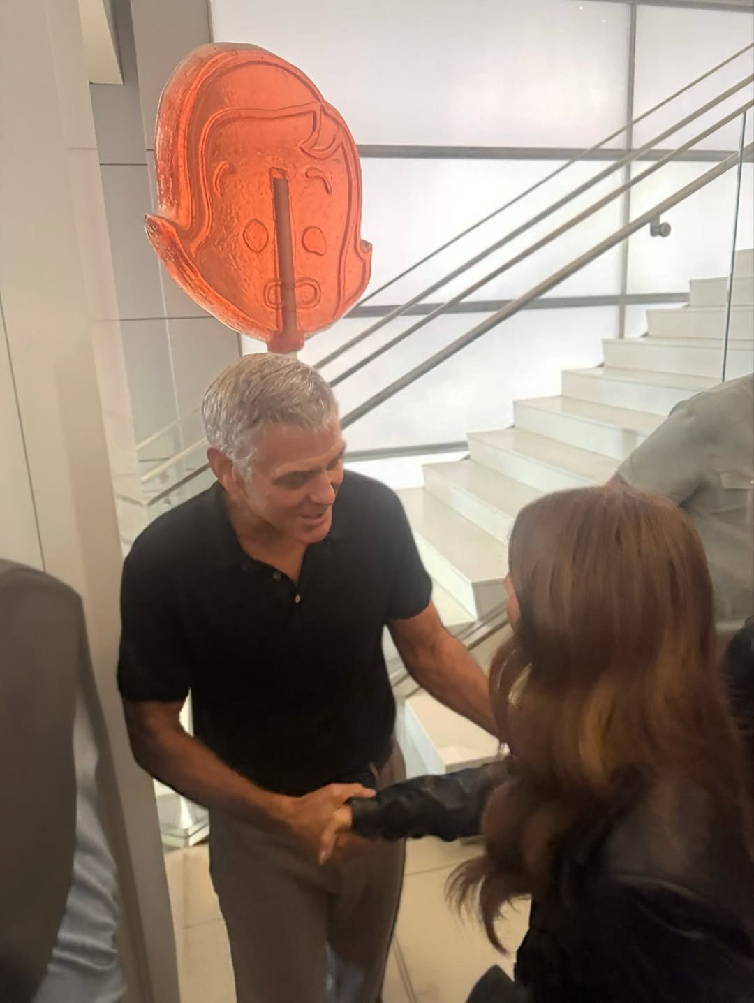 Weronika Rosati i George Clooney
