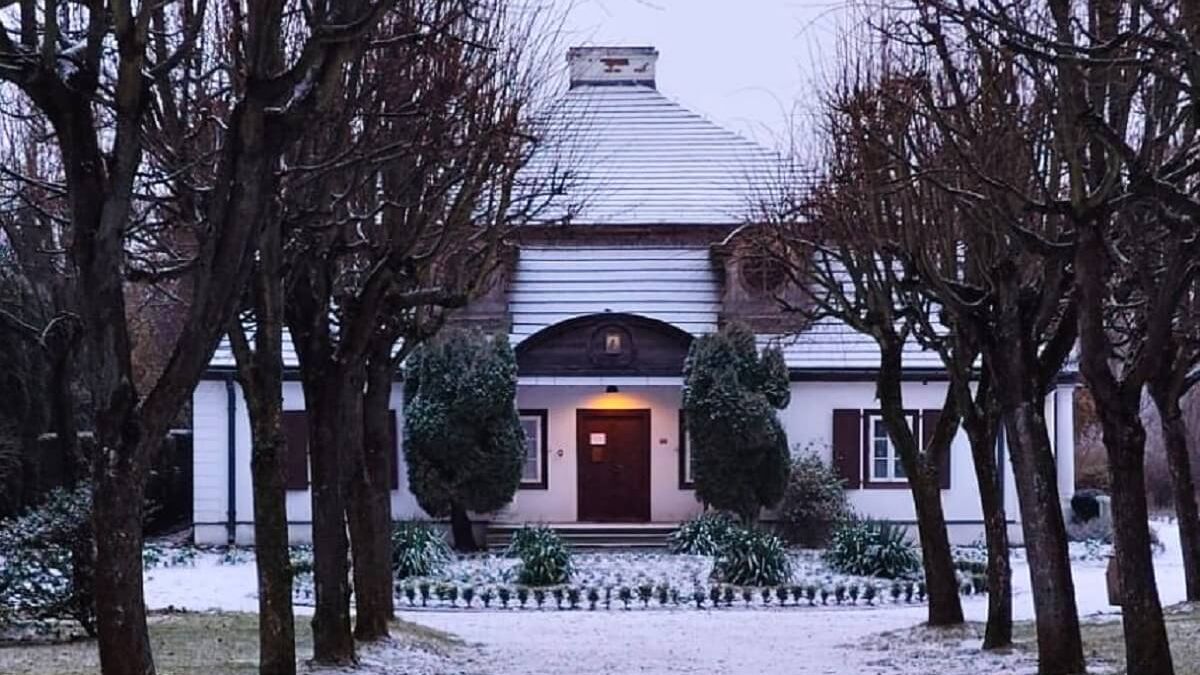 Skansen Lublin zimową porą