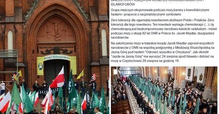 Msza i marsz ONR-u w Białymstoku. Politechnika ostrzega studentów przed rasistami: "Zostańcie w akademikach"