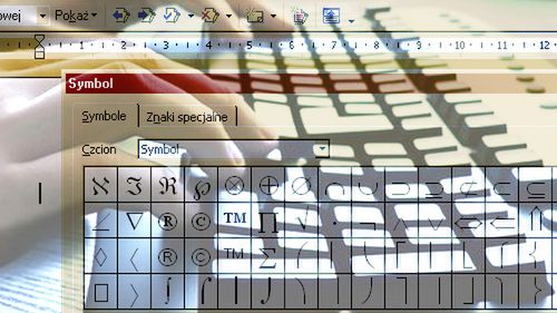 MS Word - klawisze skrótów zamiast wstawiania symboli 1