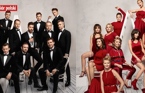 Dwie okładki z aktorami i aktorkami na 20. urodziny dwutygodnika „Viva!”