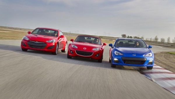 Hyundai Genesis Coupe vs Subaru BRZ vs Mazda MX-5