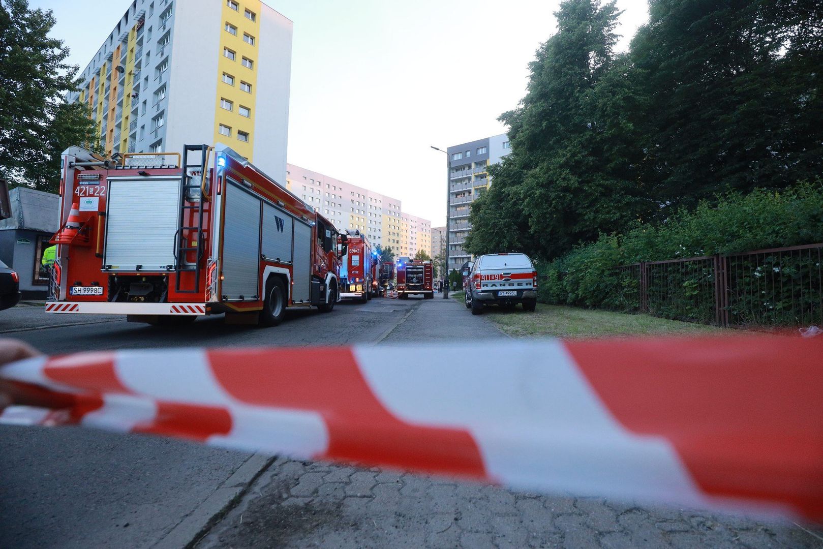 Wybuch gazu przy ul. Felińskiego w Bytomiu