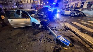 Wrocław: Wypadek na Jedności Narodowej sparaliżował tramwaje