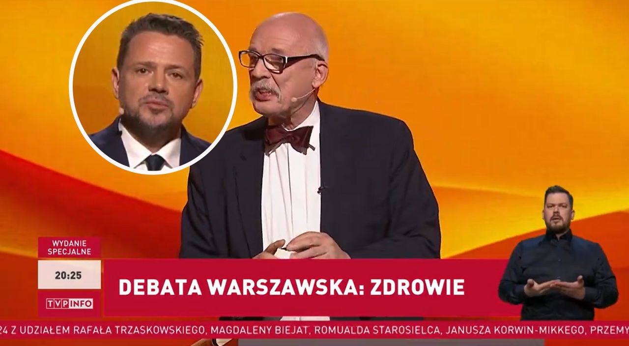 Trzaskowski kontra Korwin. Widzowie drwią po debacie w TVP Info