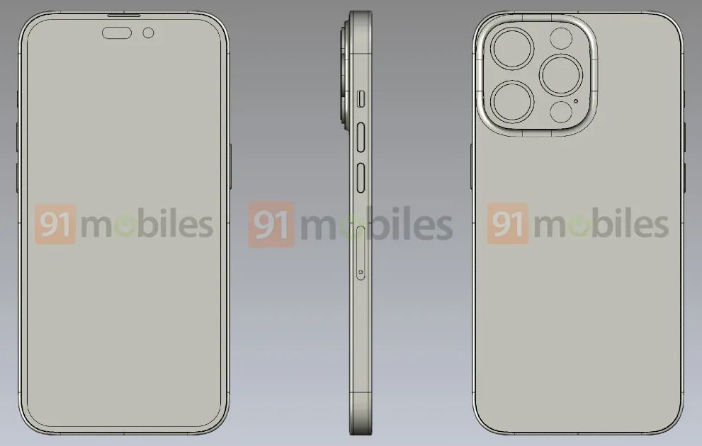 iPhone 14 i 14 Pro: wycieka wygląd. Znajdź dwie różnice 3