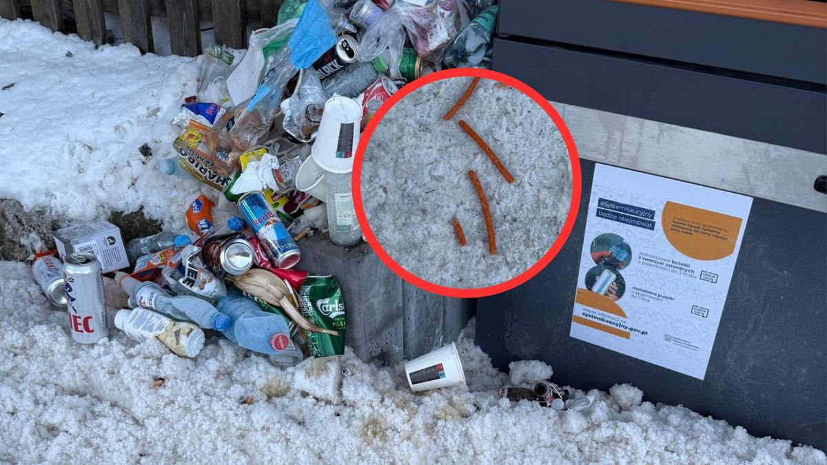 Zdjęcie z Tatr. Ludzie zostawiają śmieci. I nie tylko