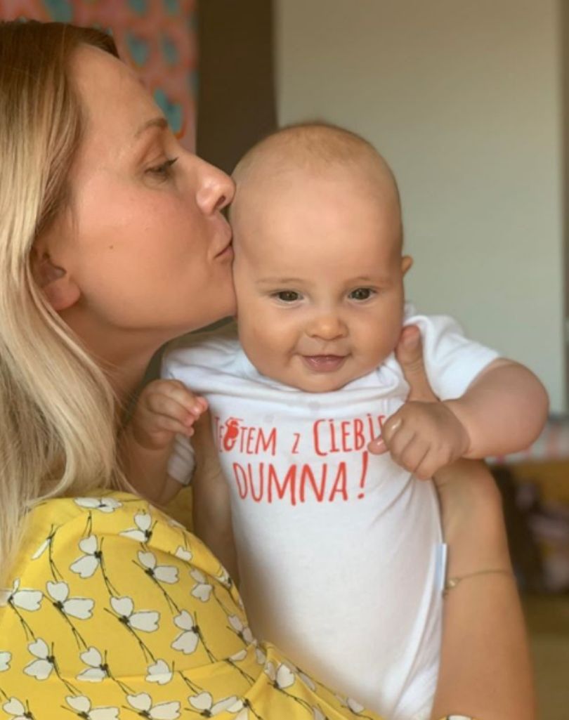 Joanna Moro z córką