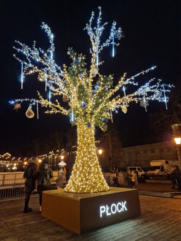 Wigilia przed płockim ratuszem