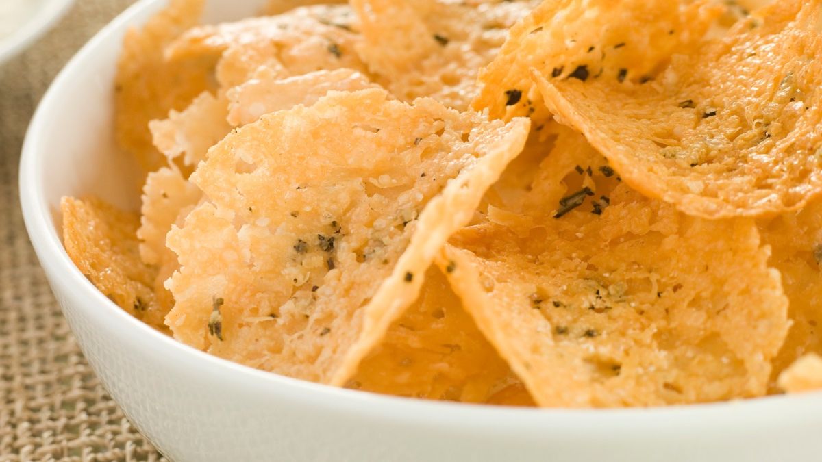 Czipsy parmezanowe 