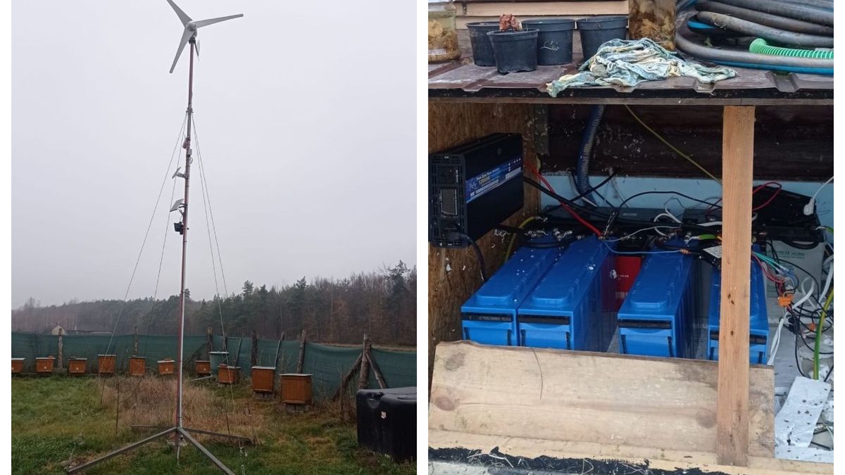 Z akumulatorów i paneli fotowoltaicznych stworzył przydomową elektrownię