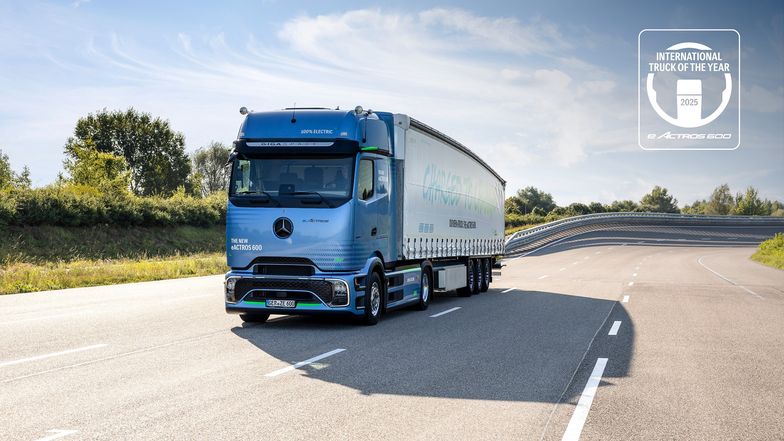 eActros 600: International Truck of the Year 2025 już niebawem na drogach