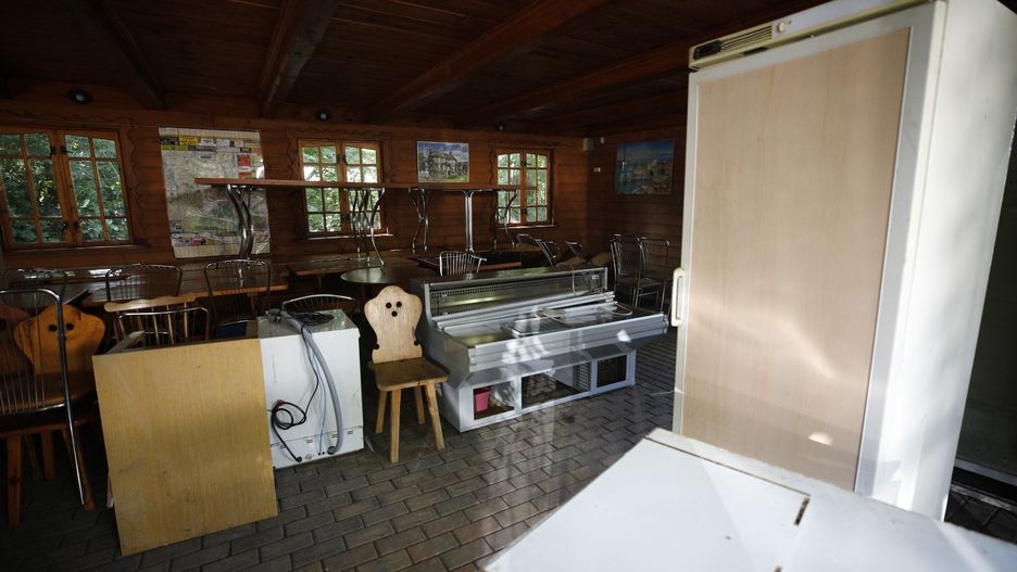 Bar nad potokiem w Kozach. Popularny lokal  bardzo ucierpiał w trakcie lipcowej ulewy