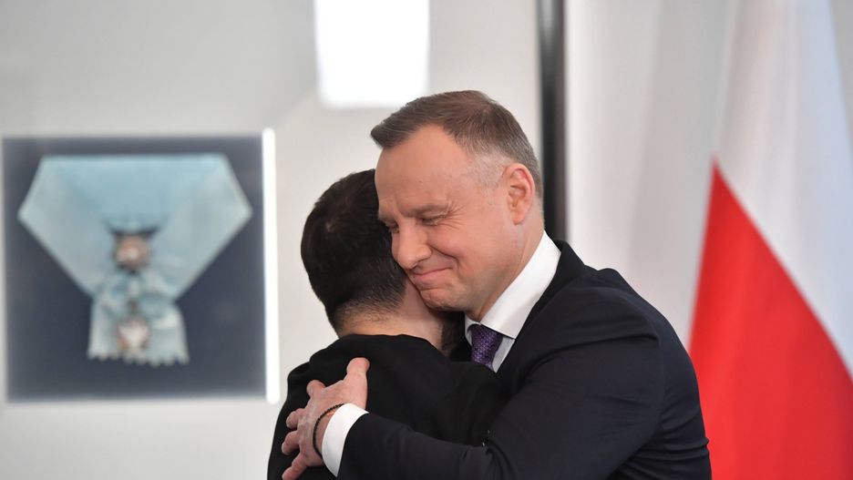 Andrzej Duda i Wołodymyr Zełenski