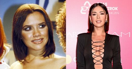 Klaudia Halejcio z dekoltem do pępka zbiera komplementy: "ISTNA VICTORIA BECKHAM" (ZDJĘCIA)