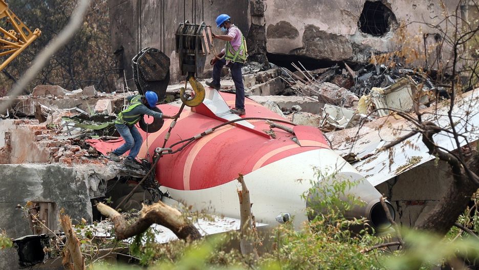 Recovery operation continues at Air India plane crash site near Ahmedabad airport