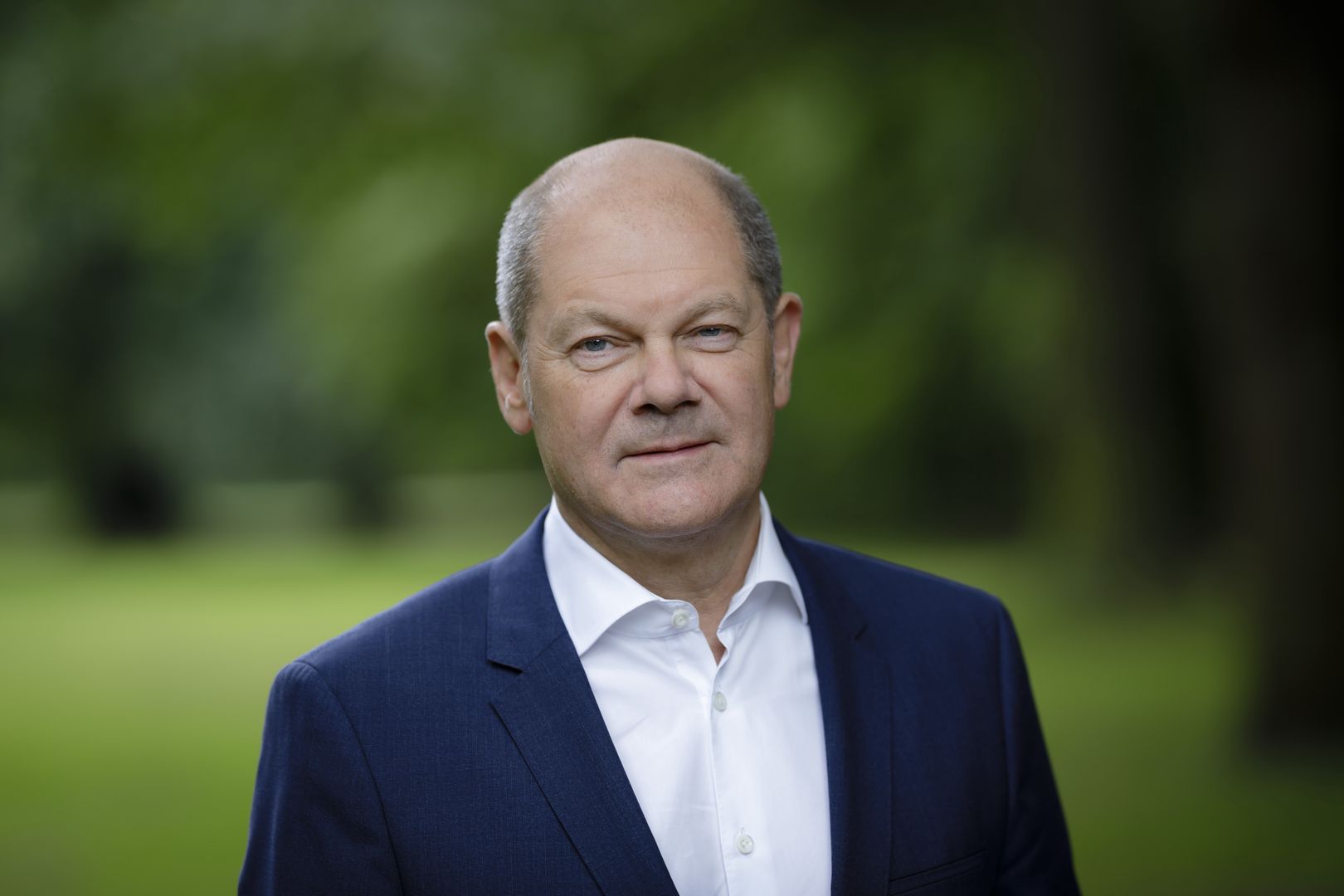 BERLIN, GERMANY - AUGUST 21: German Finance Minister Olaf Scholz poses during a portrait session on August 21, 2019 in Berlin, Germany. (Photo by Thomas Trutschel/Photothek via Getty Images)