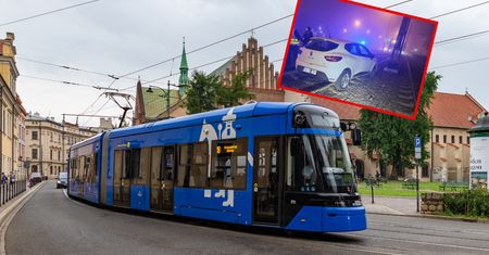 Jechała pod prąd na torowisku tramwajowym. "Chyba mamy rekord"