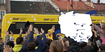 Włocławek: RMF FM rozdaje choinki. Świąteczny konwój nadjeżdża