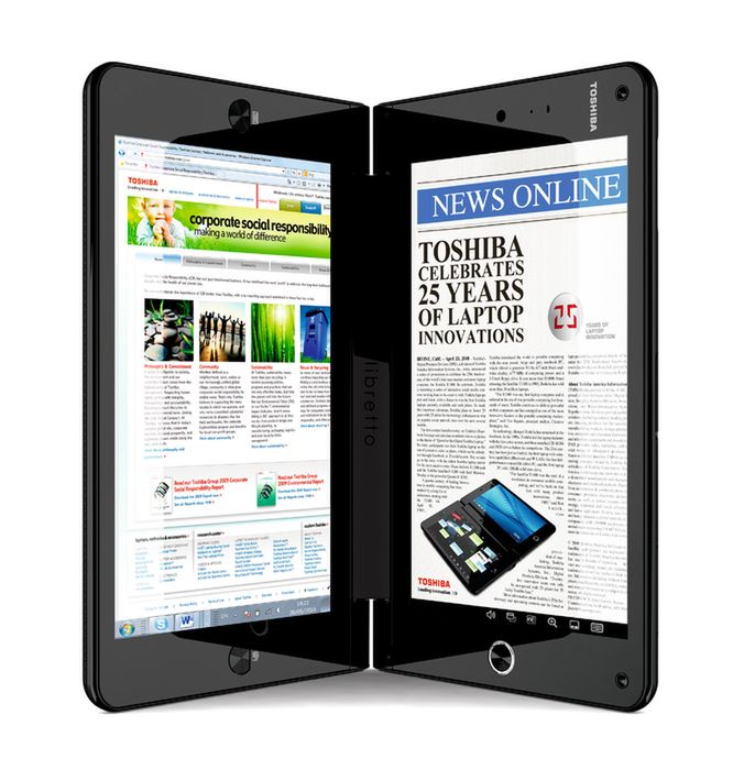 Libretto W100 - dwuekranowy laptop z Windowsem 7 2
