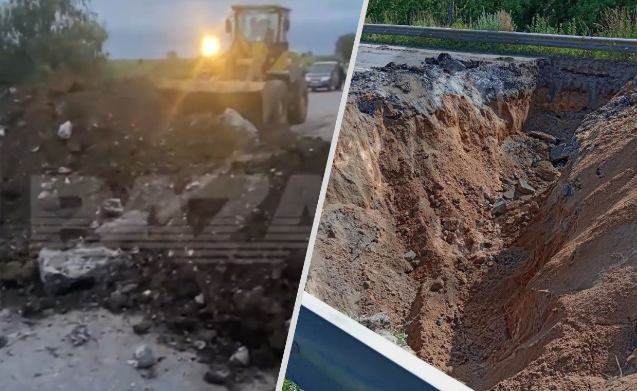 Blokady na drogach przed Moskwą