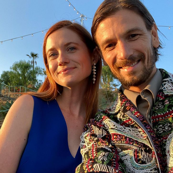 Bonnie Wright z mężem