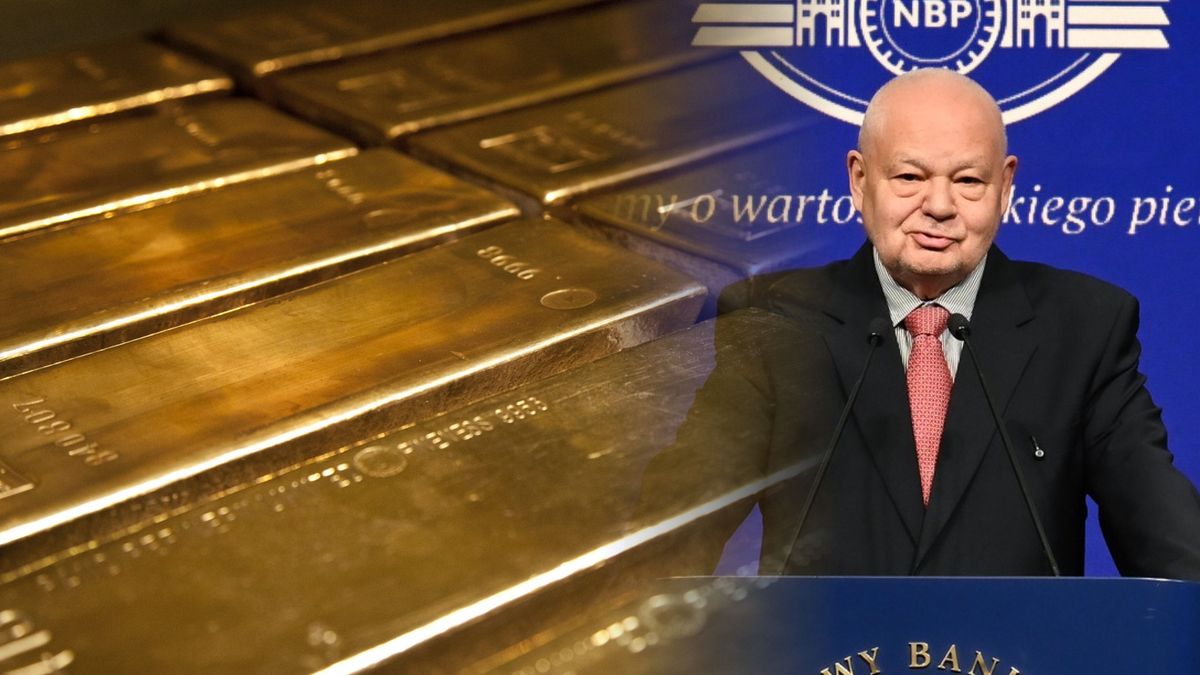 Prof. Adam Glapiński mówi o rezerwach złota
