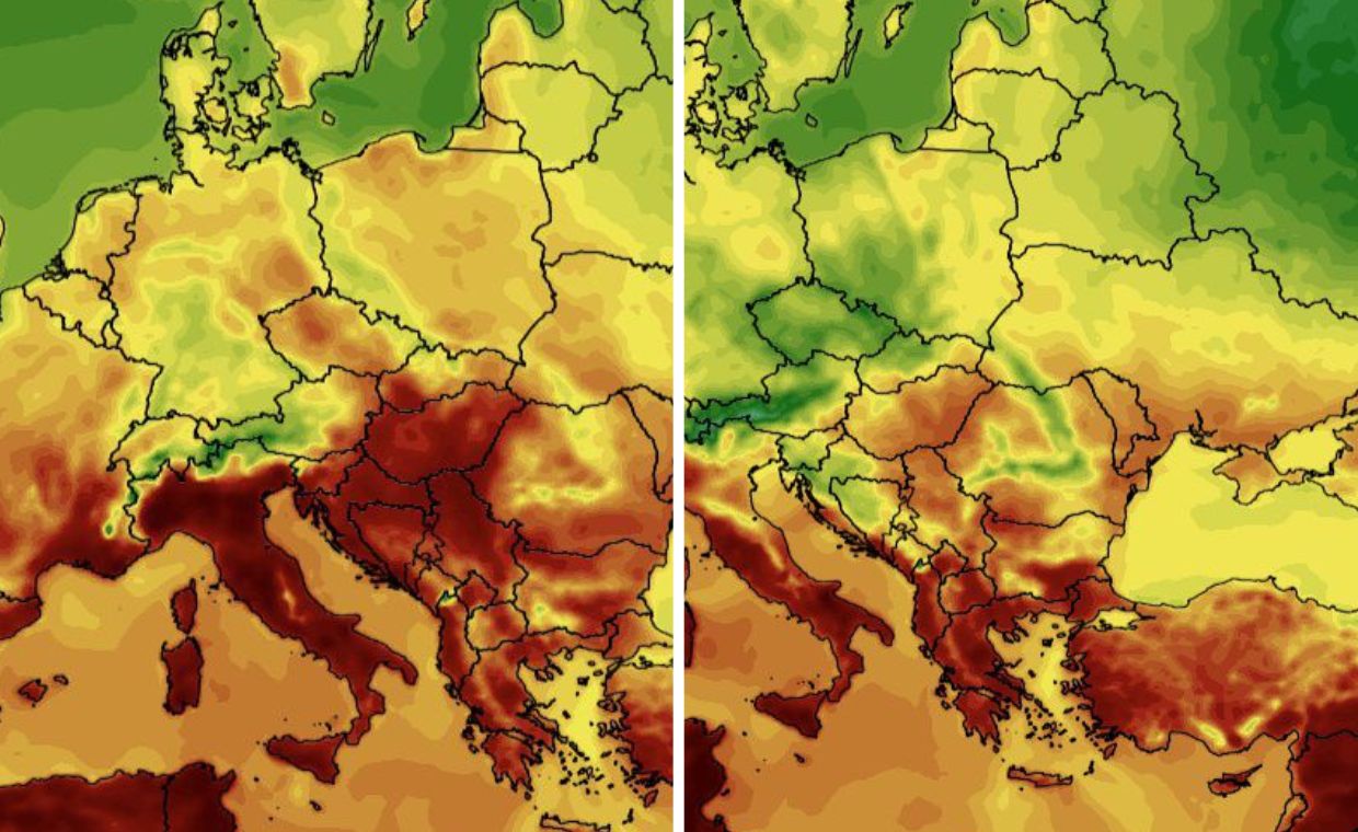 Temperatury w Polsce i Europie w niedzielę 15 czerwca i w ponied