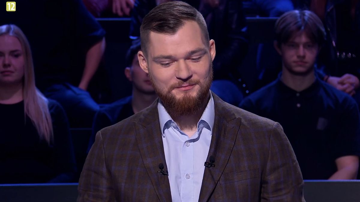 Przemysław Widuch w 635. odcinku "Milionerów"